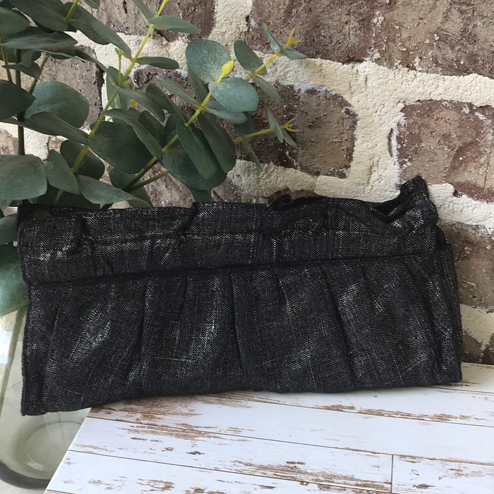 Express Black Clutch